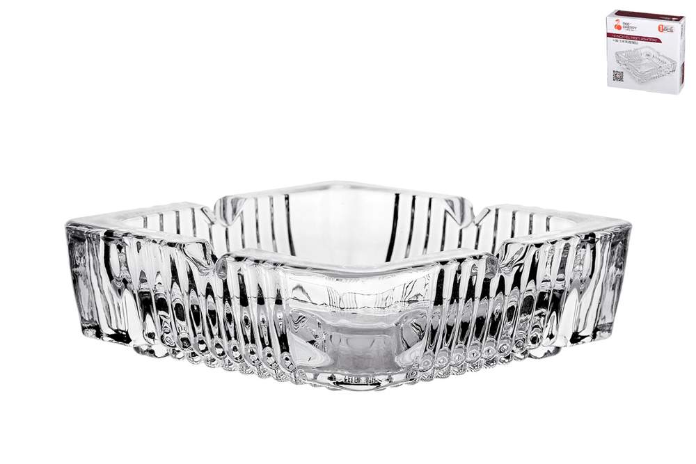 КОРАЛЛ Пепельница 969823/3700 10,5х3 стекло