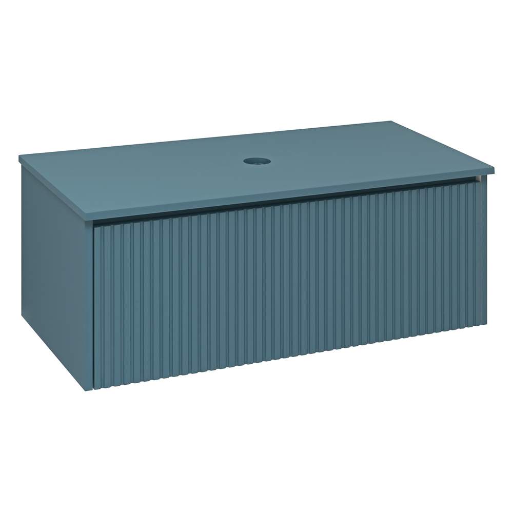 Тумба Monaco  1ящ.подвес.аквамарин 90см 2090AQMON