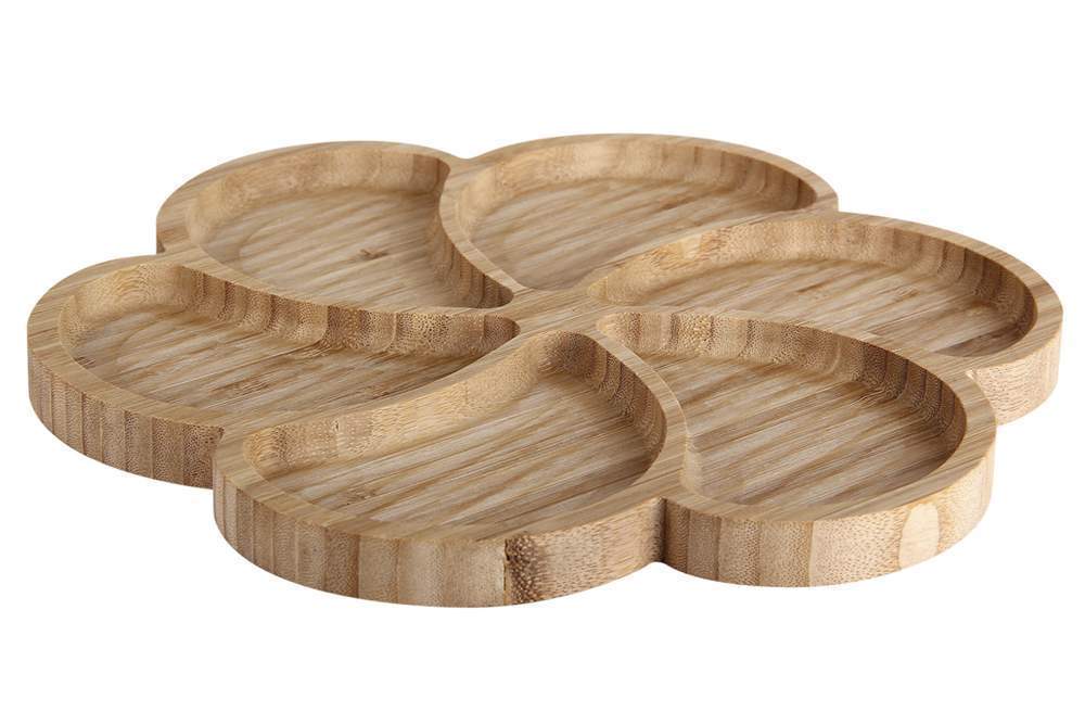 КОРАЛЛ Менажница 206423/5409 бамбук 25х1,7см