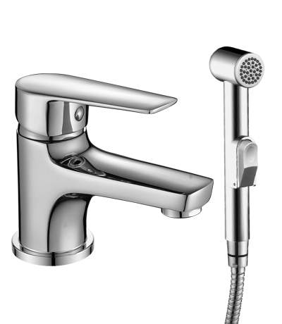 Смеситель Rossinka  S35-15  д/умывальника c душем