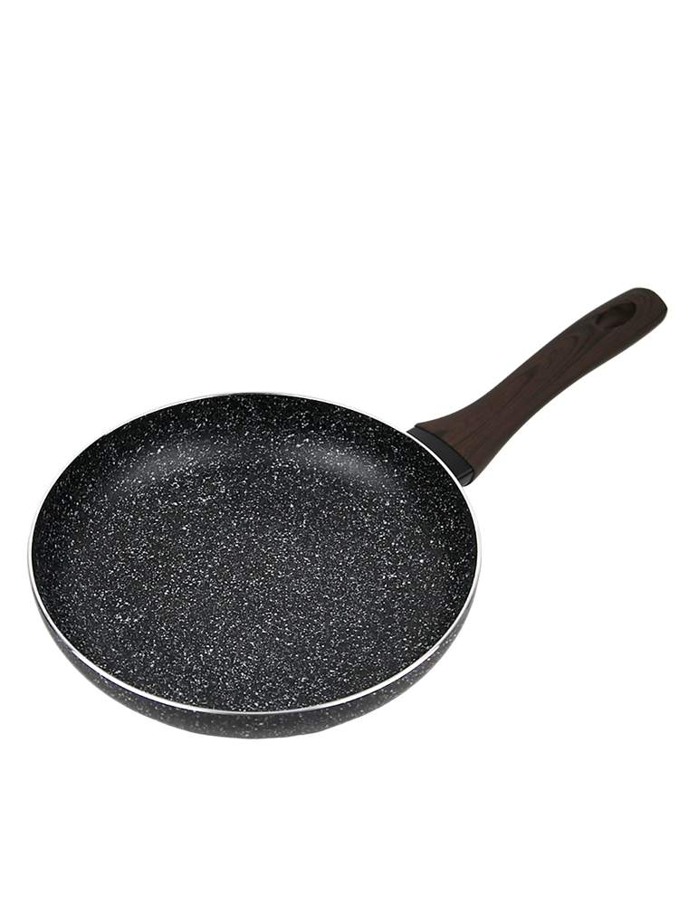 KAMILLE Сковорода 4117MR 26см аллюминий с АП покрытием черный мрамор Индукция