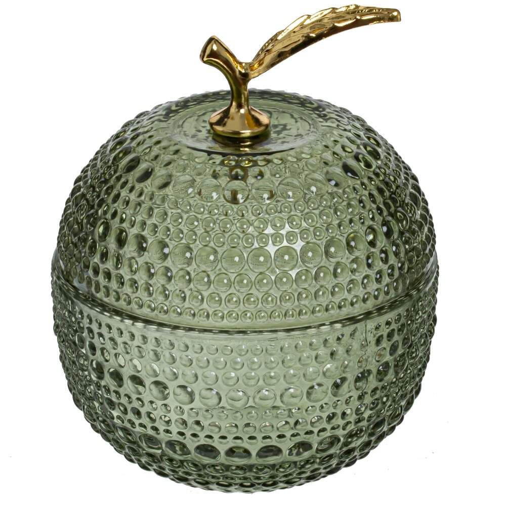 REMECO COLLECTION Шкатулка 796175 стекло/металл 8х8х10см