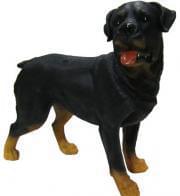 Собака  ФП098  "Ротвейлер"  стоит  37см. 