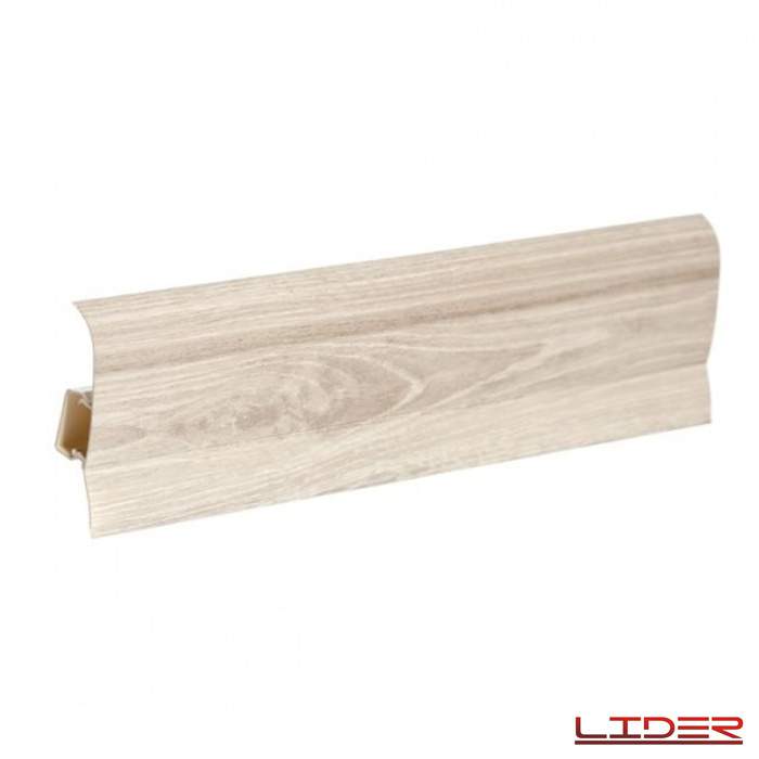 741M Плинтус мат. Дуб морской 2500/75/24мм Лидер