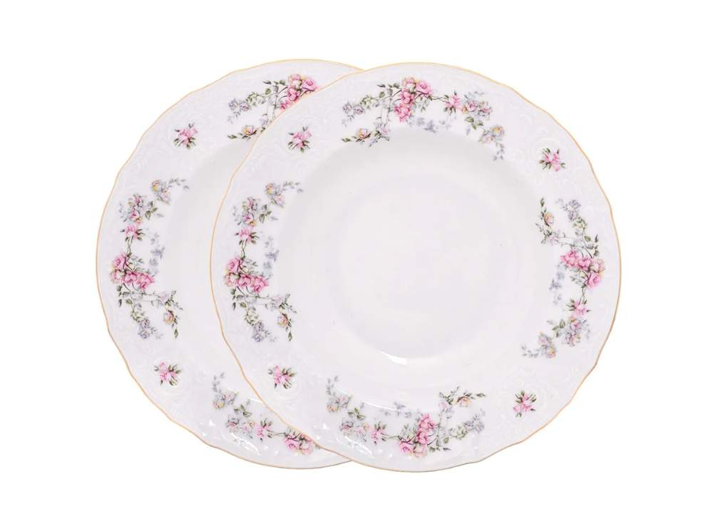 BERNADOTTE Дикая роза отводка золото Набор тарелок суповых 23см P1750003JQZ6468011/БТФ0698
