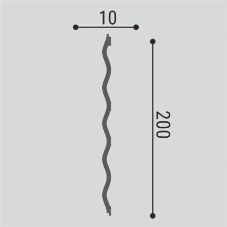 Панель стеновая XPS BD 01/2 м