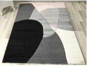 Ковер REGGI  0.8х1.5  L258A  D.GREY/PINK