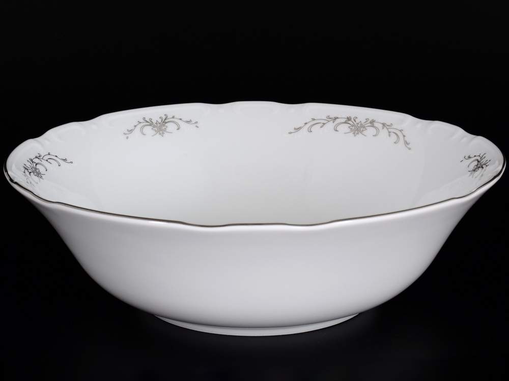 CONSTANCE Серый орнамент Салатник круглый 25см 7351100/15914/БТФ0779