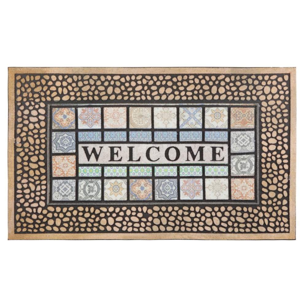 Коврик резиновый флокированный 45х75  Absolute " SUNSTEP"