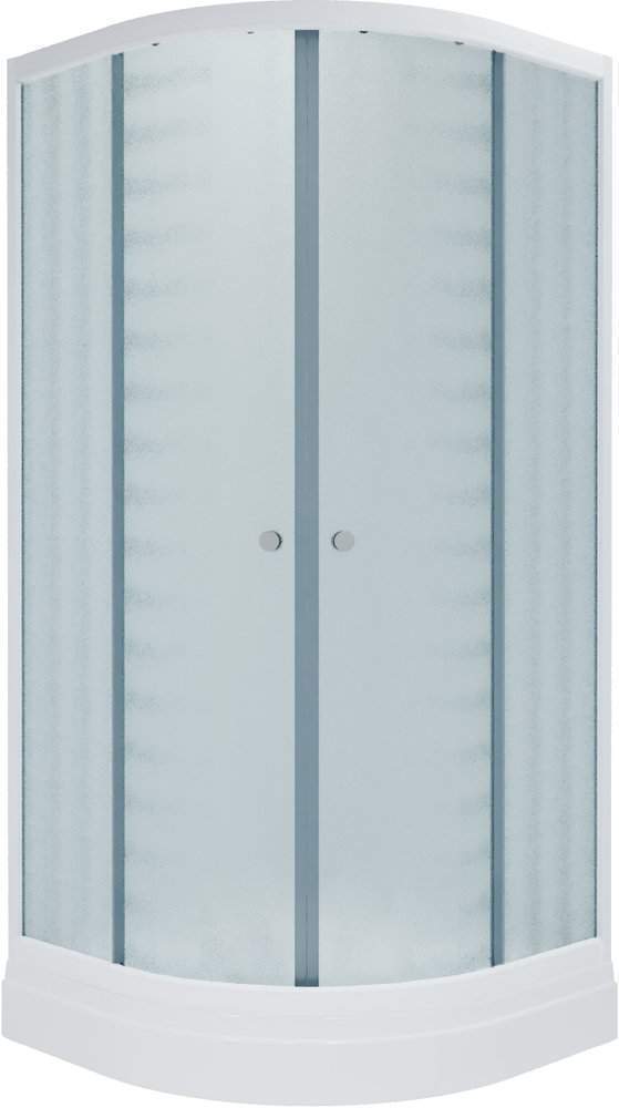 ДШ "Риф" 80*80  1/4 круга , Грейс белый (1 места)