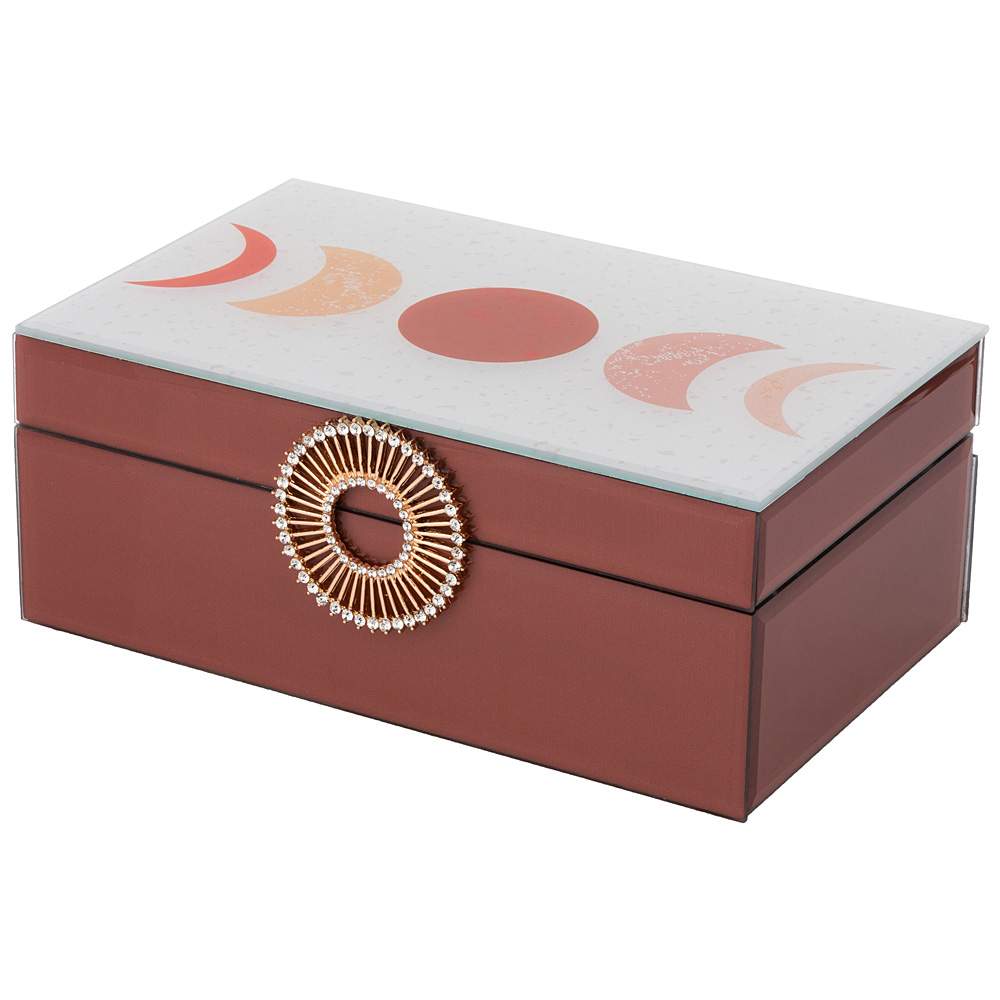 LEFARD Шкатулка 06-405 мдф/стекло 21*13*8,5см     