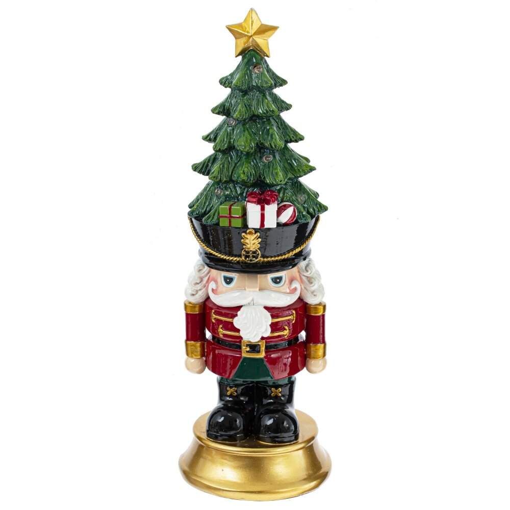 REMECO COLLECTION Фигурка 805365 Щелкунчик с подсветкой (2хАА) 10,5х10,5х31см 