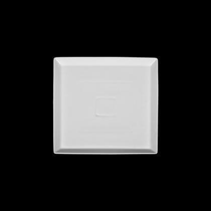 CORONE White Тарелка фк664 квадратная 169мм (1/64)
