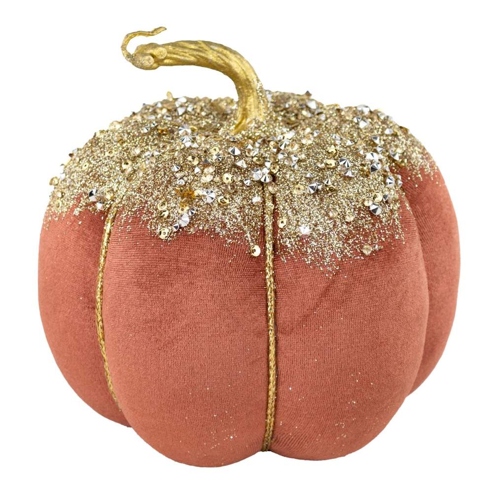 DECOLINE Фигурка Тыква 18х16см коричневый (пенопласт/текстиль) 688201720-BR