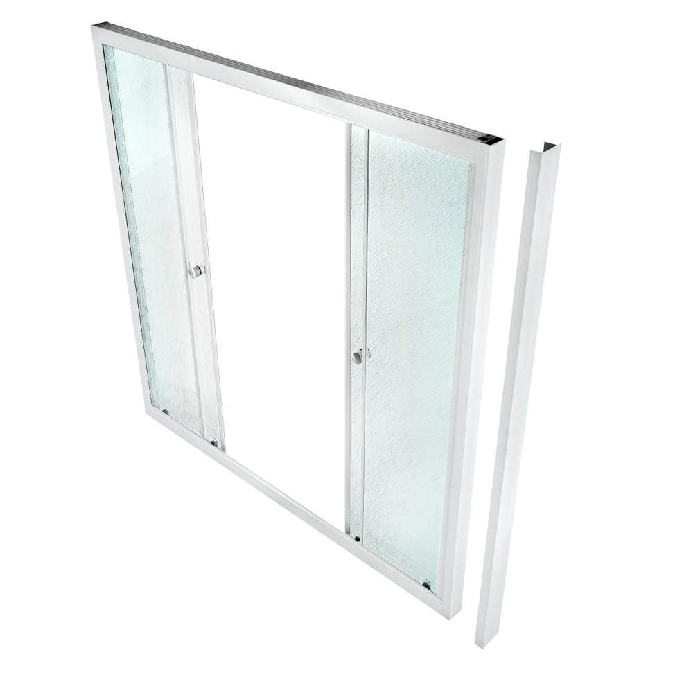 Штора д/ванной  2 двери  1700 Риф, Грейс белый