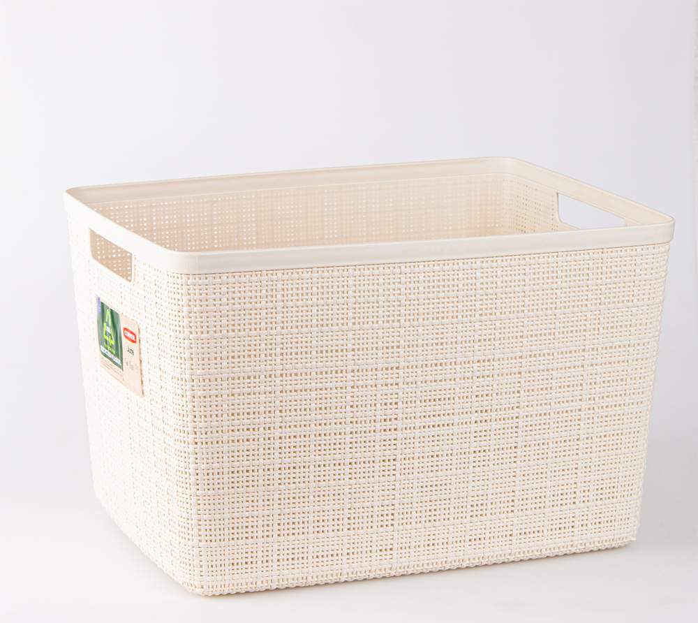 Корзина Джут L 36*28*23см 20л 1907 кремовый