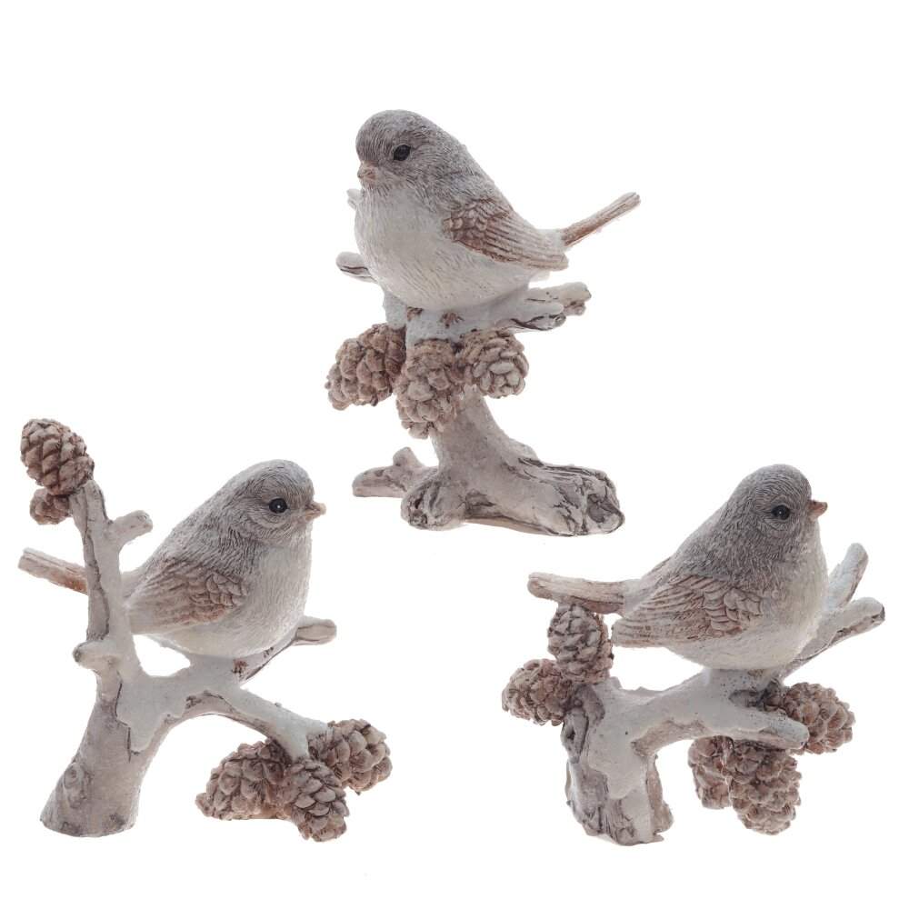 REMECO COLLECTION Фигурка 811063 Птичка серебро 9х5,5х8,5см (полимер)