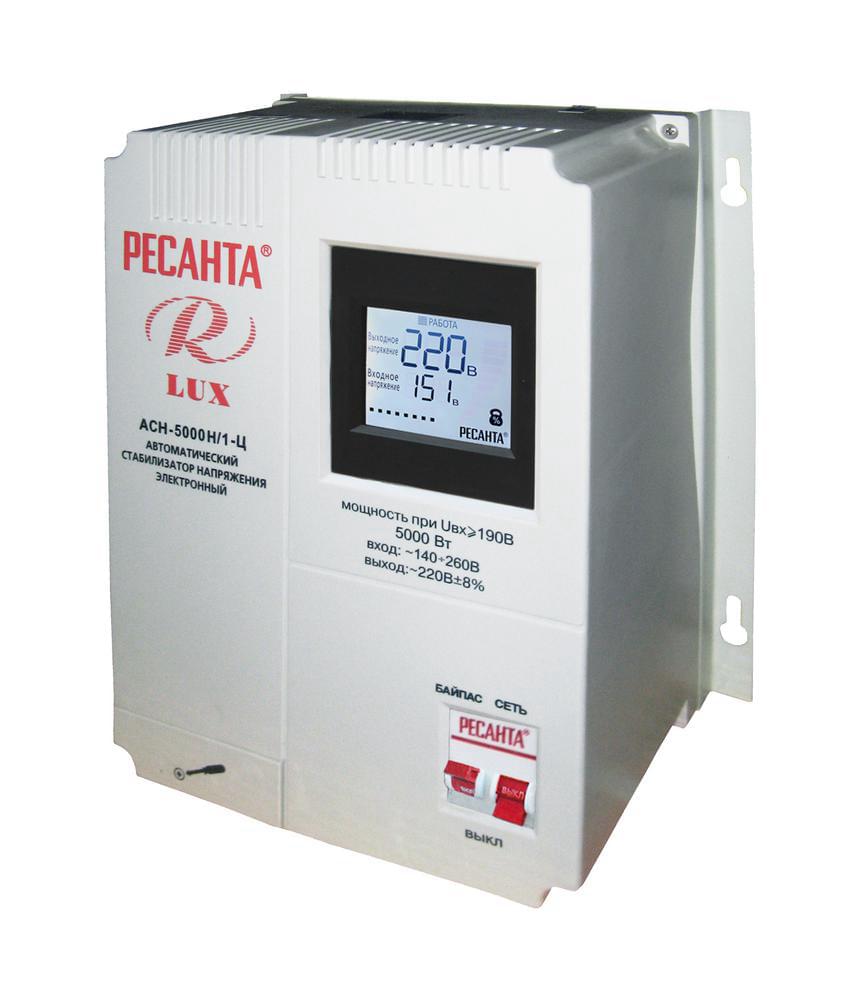 Стабилизатор АСН- 5000Н/1-Ц  Ресанта Люкс