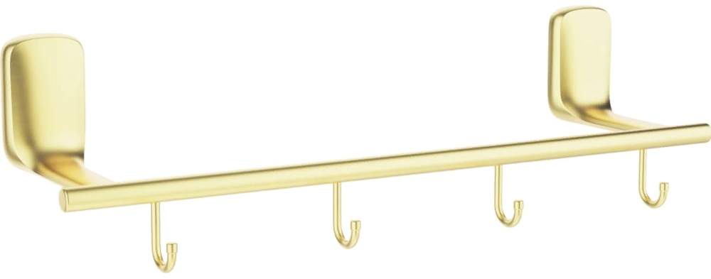 Держатель д/полотенец с 4 крючками Kleber KLE-GOLD004