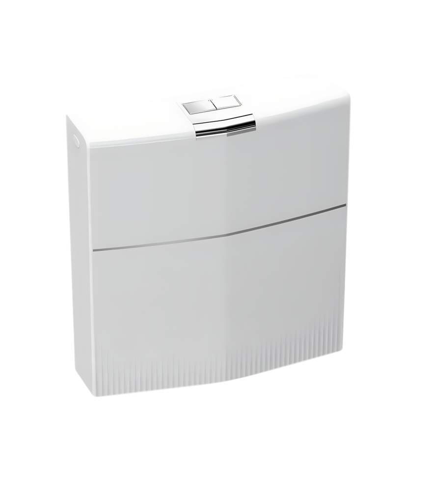 Бачок пластик. с арматурой и  соед.трубой  475х405х90мм RB-986