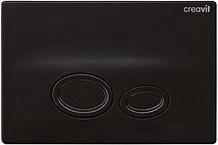 CREAVIT Кнопка д/инсталяции черная глянец DROP GР2002.02