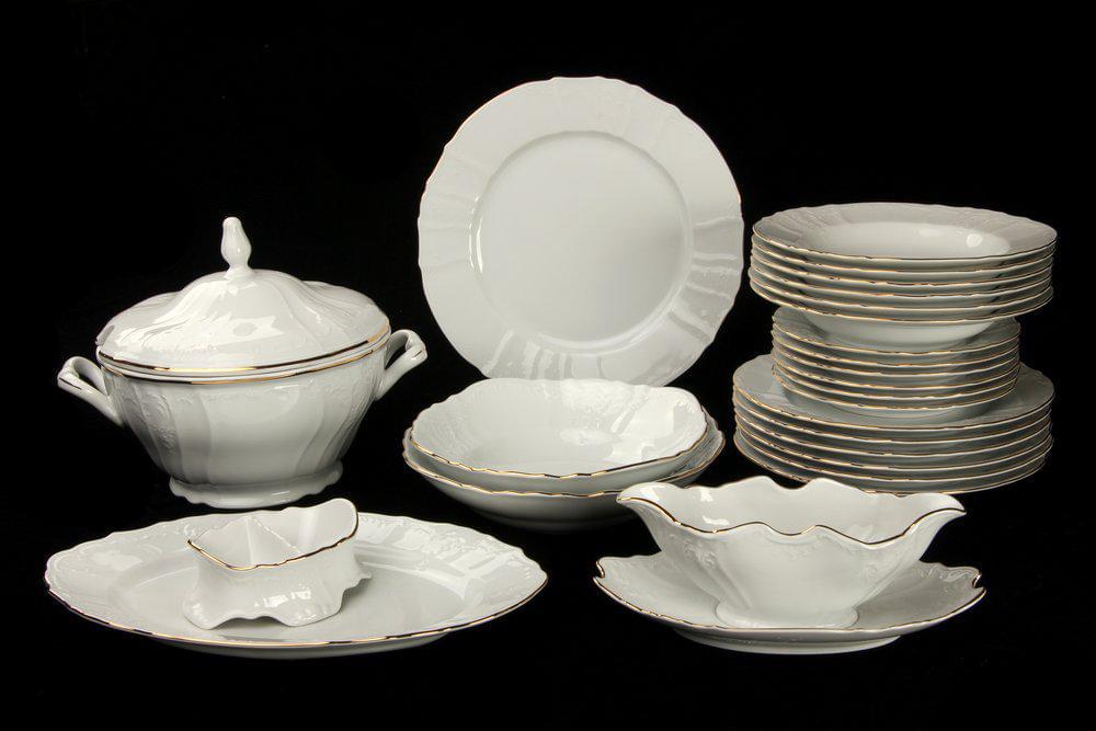BERNADOTTE Отводка золото Сервиз столовый 6/25 ВЕ311011/03632/БТФ0157