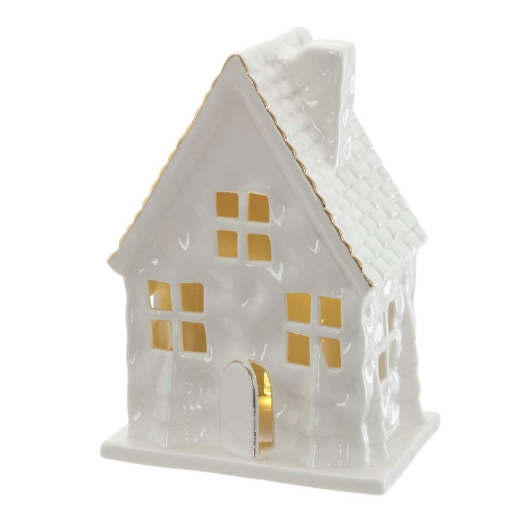 REMECO COLLECTION Фигурка 823268 Домик с подсветкой (LR44x2) 9х6,5х14см (фарфор) 