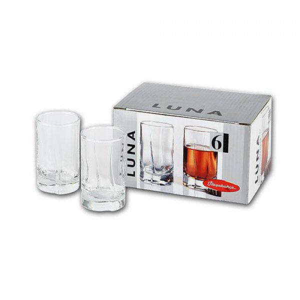 PASABAHCE Luna 42043B Набор стопок 60мл д/водки 6шт (12)