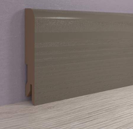 Плинтус МДФ ламинированный, Пл 80МДФ.2400.24051 африканское лапачо