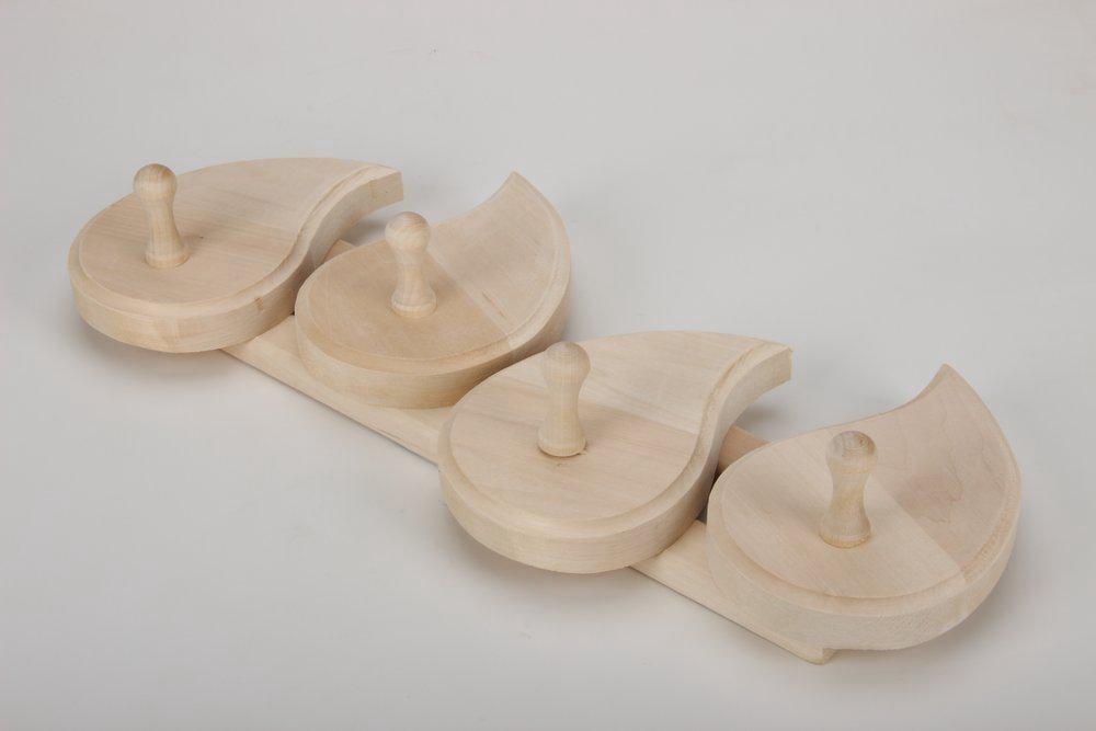 Вешалка  Огонек  4 крючка  32243