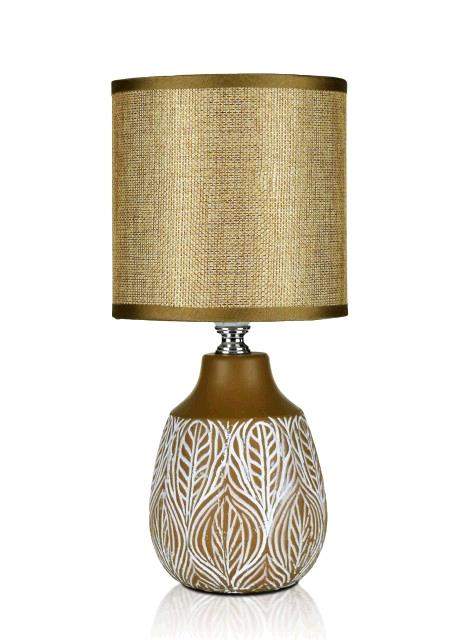Светильник настольный В-HS8372-1 light brown+light brown shade