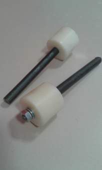 Ролик поддерж.Капролон прямой Р1004