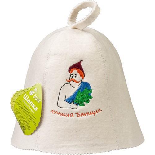Шапка  "Банные штучки" Лучший банщик  41050  войлок 100%