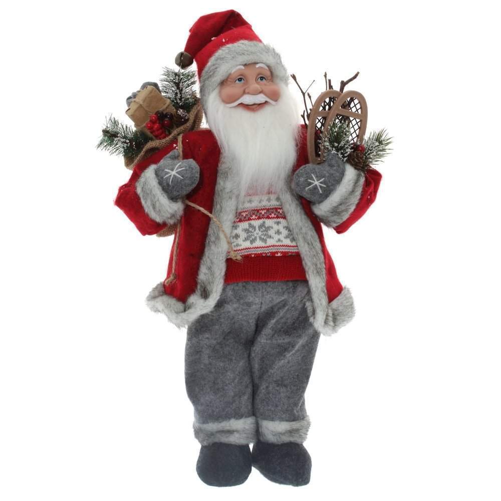 REMECO COLLECTION Дед Мороз 754174 красный/серый 30х16х49см
