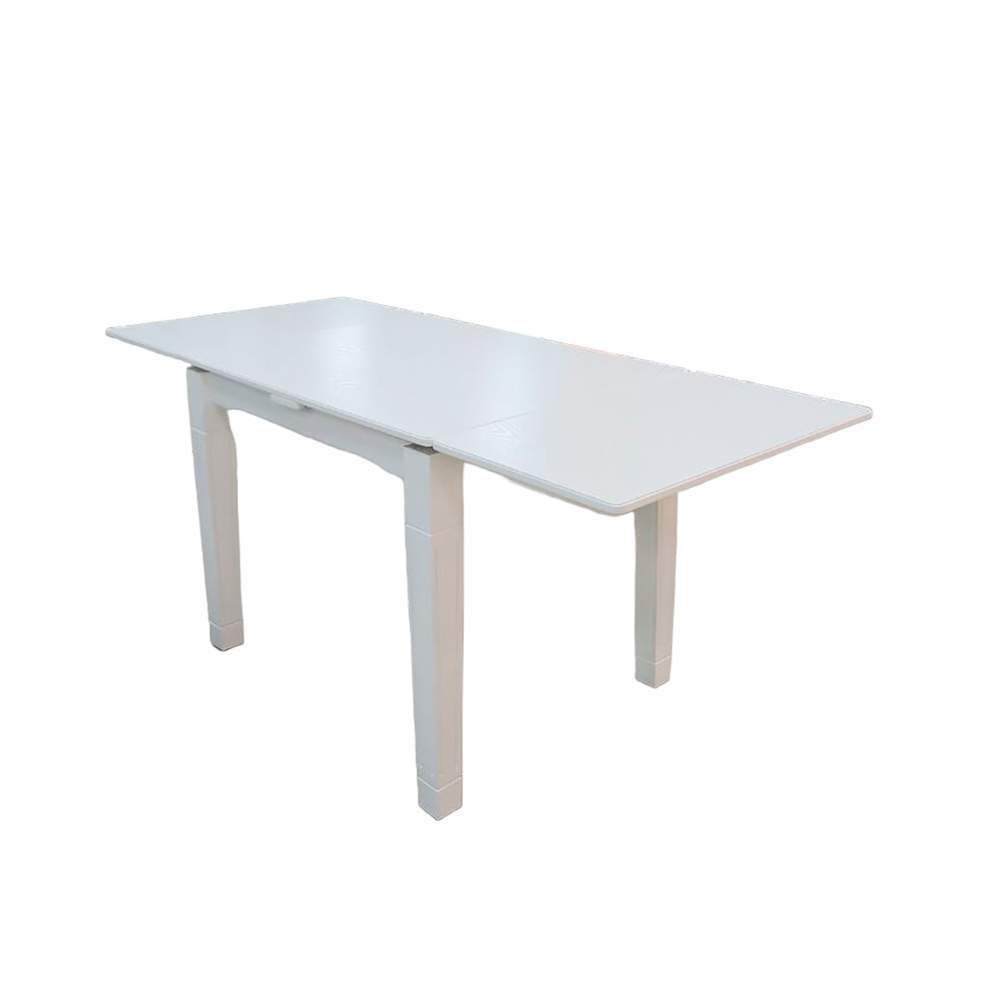 Стол Обеденный  Мирон 42.02 (02-Р) 0,9/1,7х0,7  белый, тангентальный, нога №3