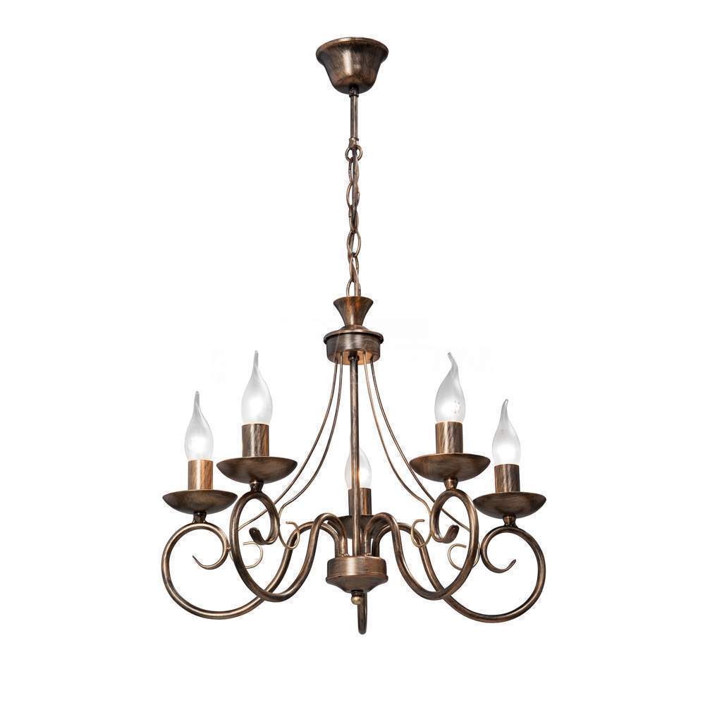 V3808-7/5  Люстра 5хE14  макс. 40Вт