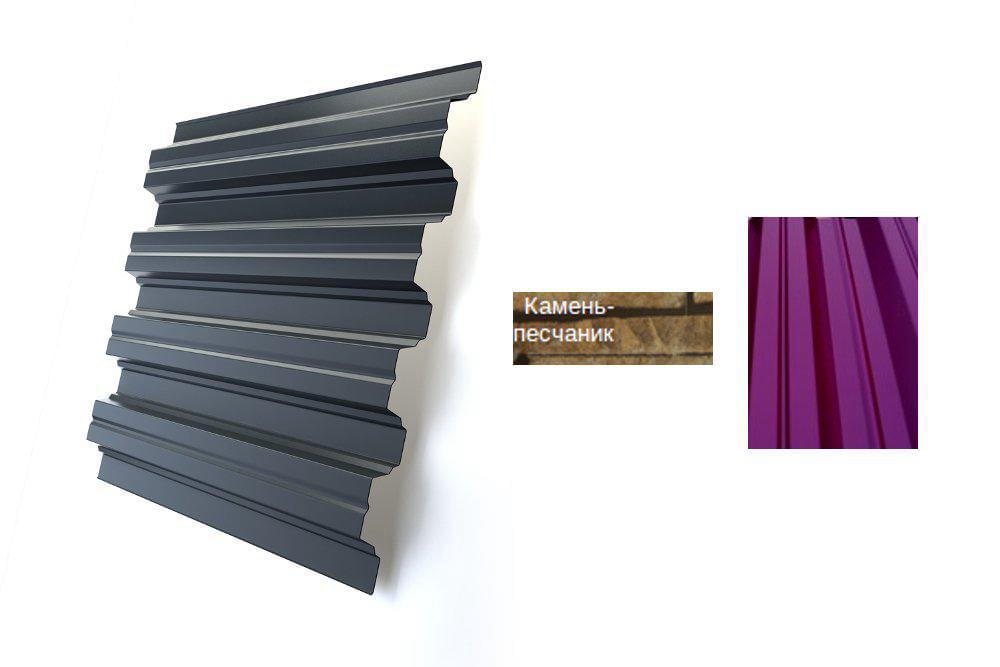 Профнастил С8А GL  0,45 Print Sand Stone / 6 м.п.