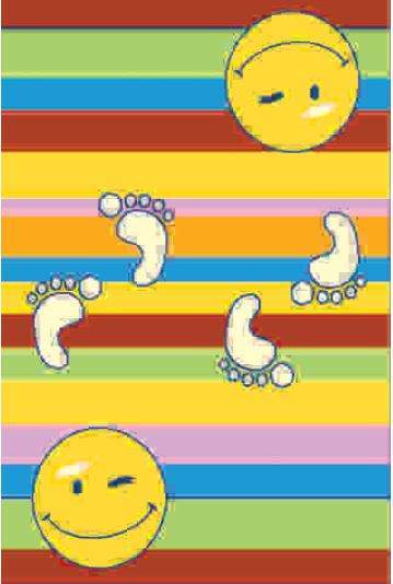 Ковер Baby New  2047  1,5х2,3  Sari/Kirmizi