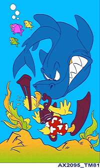 Ковер Baby Carving  2095  0,8х1,5  Mavi/Lacivert