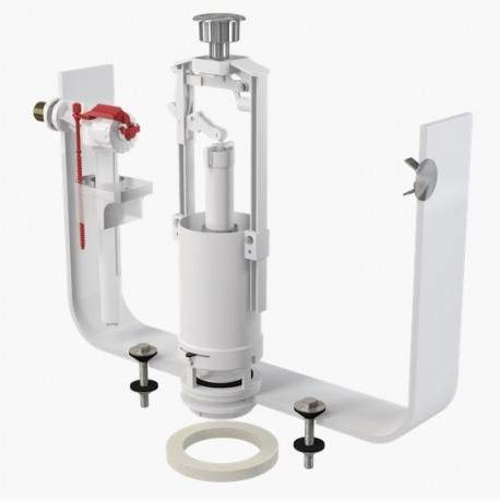 Выпускной комплект с один. кнопкой SA2000K 1/2" CHROM
