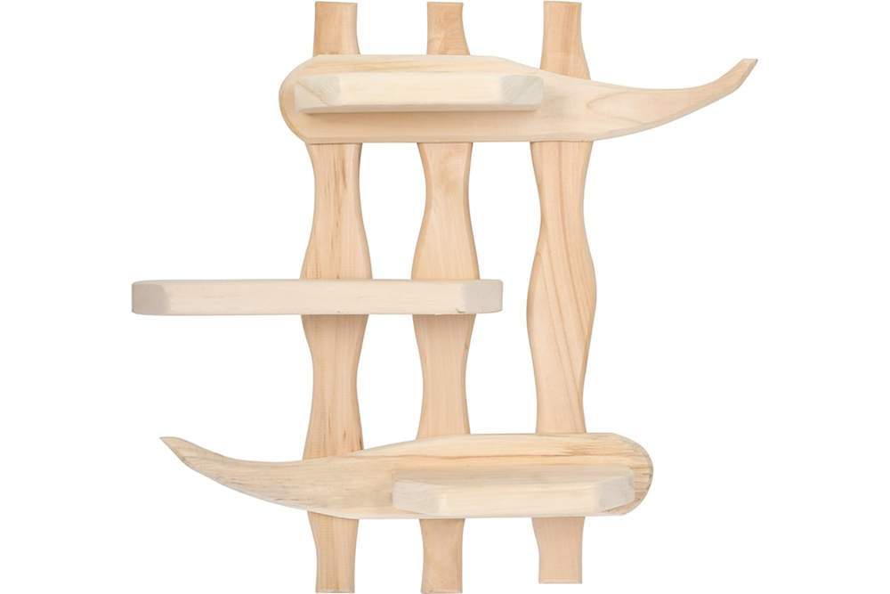 Полка Банные штучки "Бамбук" 54х50х9 см  Липа   31183