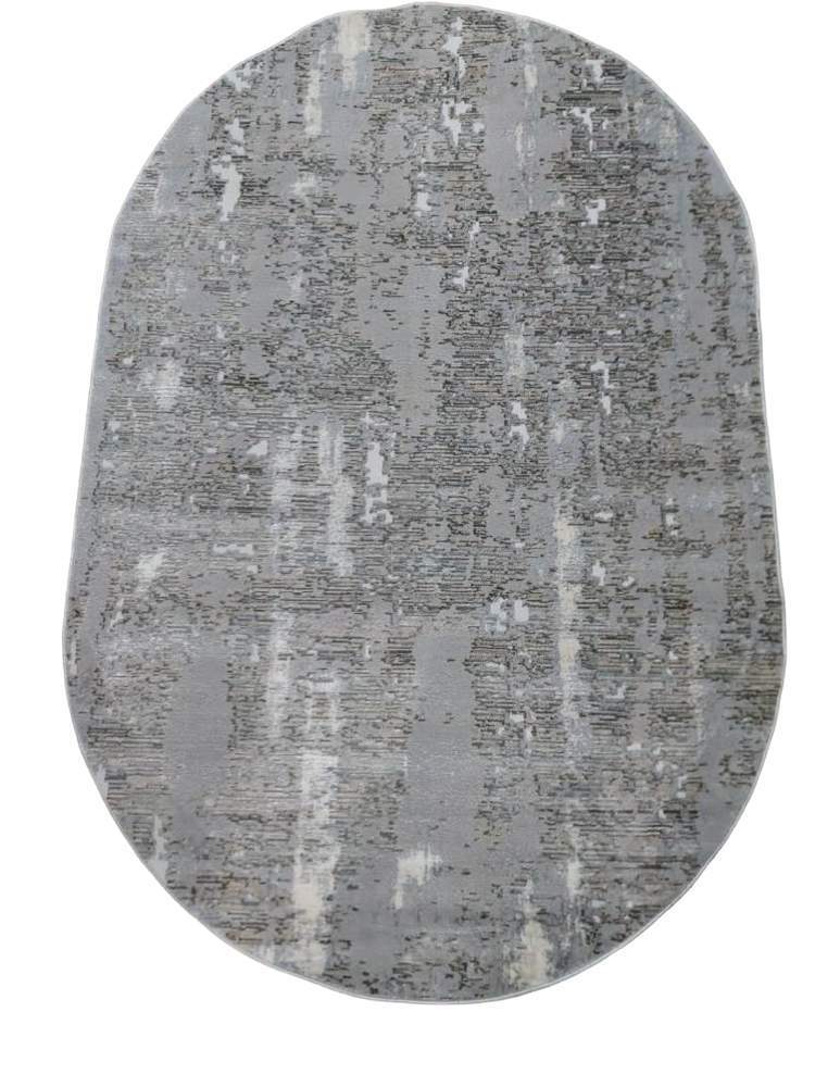 Ковер Carina   3054A  1,5x2,3  D.Grey-Grey  BTS  овал