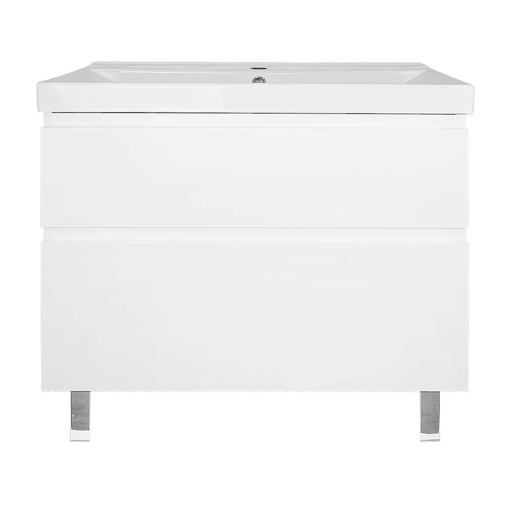 Тумба Мила 80Н Напольная с раковиной Tempo 80