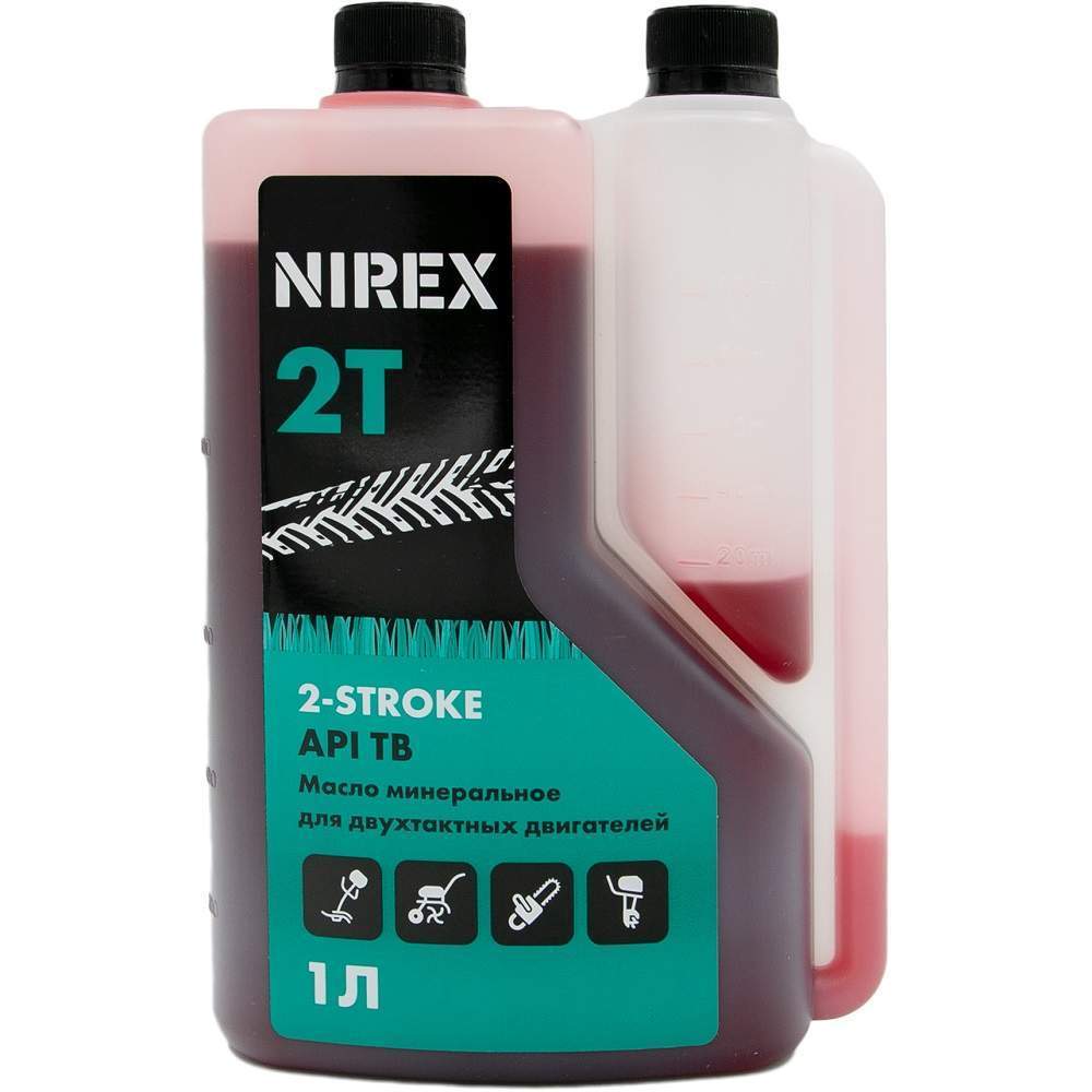 Масло NIREX 2-х тактное минер. API TB с дозат. 1л NRX-32296