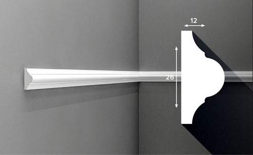 Коска Молдинг М1 (26х12х2000мм)