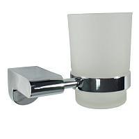 Стакан стеклянный с креплением к стене  77005 TITAN