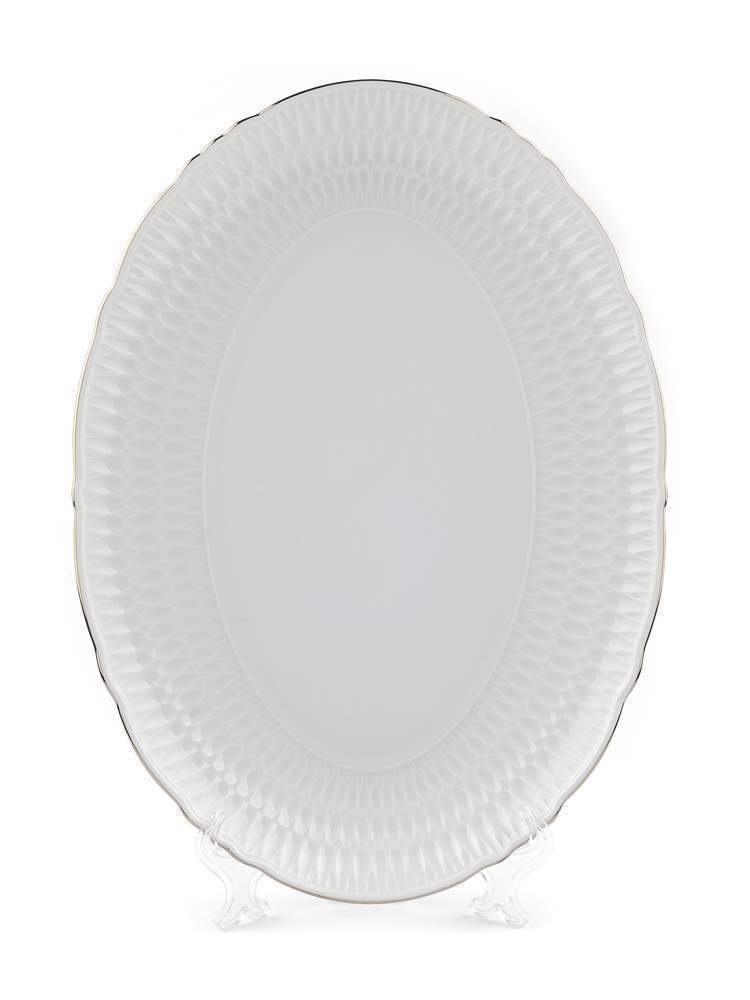 CMIELOW Sofia 9718 Отводка платина Блюдо овальное 24см 0882990