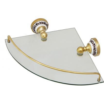 Полка стеклянная угловая FX-78503AG