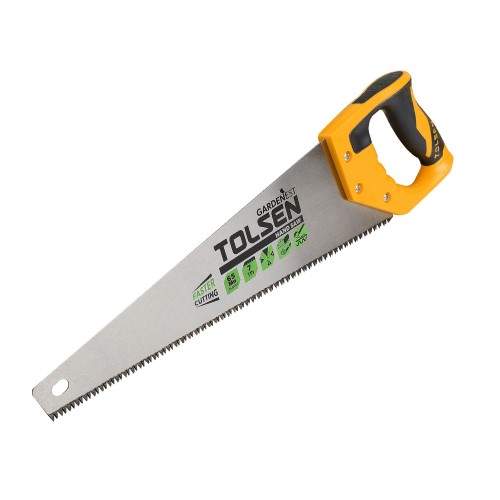 Ножовка Tolsen по дереву 500мм, зуб 3D, 7TPI, 65 Мп двухк.рукоятка  31072