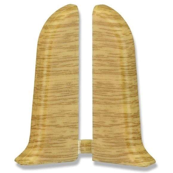 212 Заглушки торцевые (пара)  Идеал Комфорт, Дуб светлый, 55мм